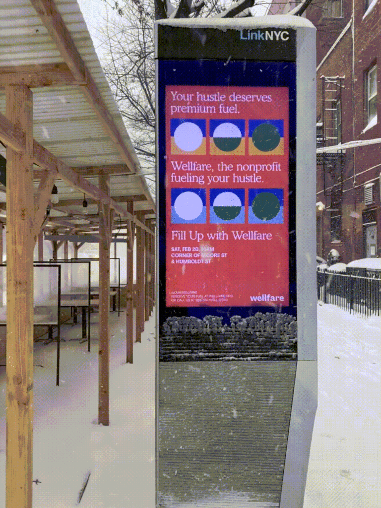 Wellfare out-of-home mockup